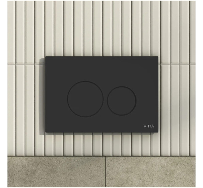 Панель змиву VitrA Origin Flush Plate чорний матовий 88-740-2411
