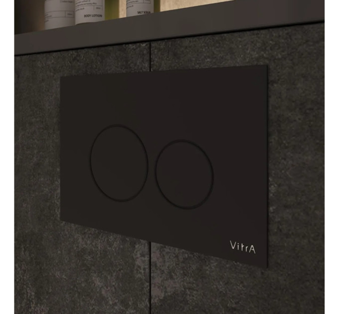Панель змиву VitrA Origin Flush Plate чорний матовий 88-740-2411
