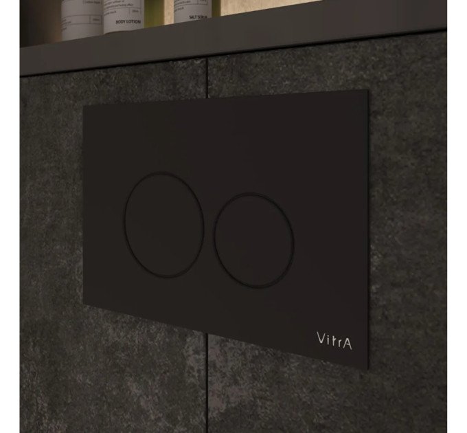 Панель змиву VitrA Origin Flush Plate чорний матовий 88-740-2411