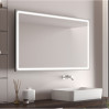 Дзеркало Aqua 80x70 88-Hra80s70-CWDd-mK з профілем матовий алюміній і Led підсвічуванням