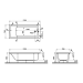 Ванна акрилова VitrA Neon 170x75 88-52280001000