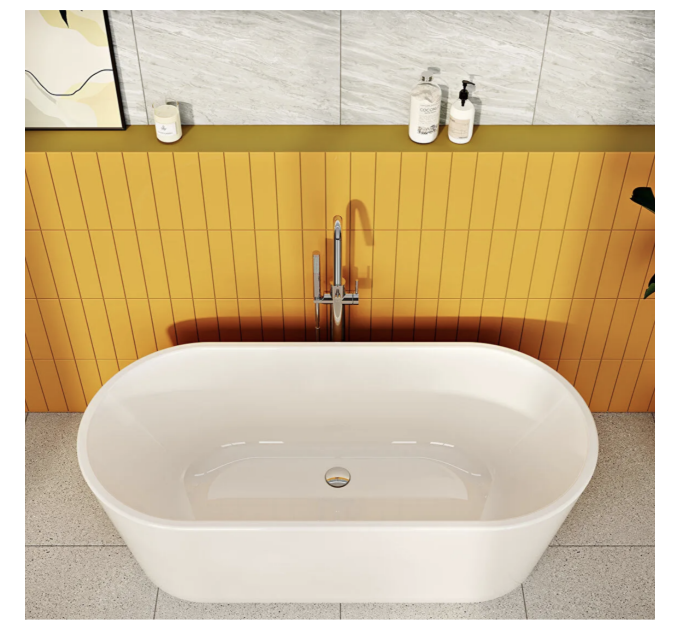 Ванна акрилова VitrA Geo 170x80 білий глянцевий 88-65370006000