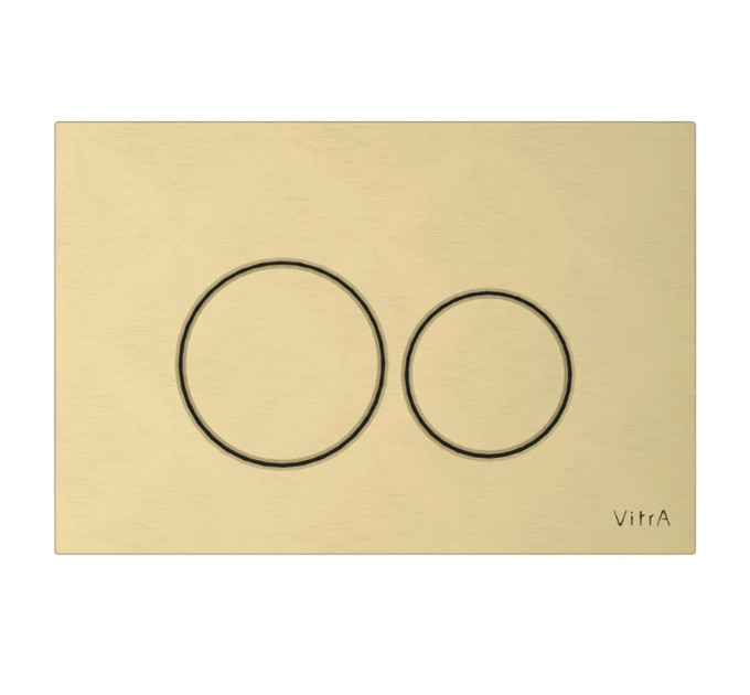 Панель змиву VitrA Origin Flush Plate брашоване золото 88-740-2425
