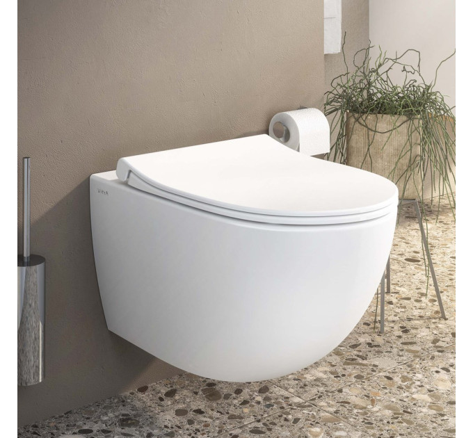 Унітаз підвісний VitrA Sento Rim - Ex 88-7748B003-7205 з сидінням Soft Close