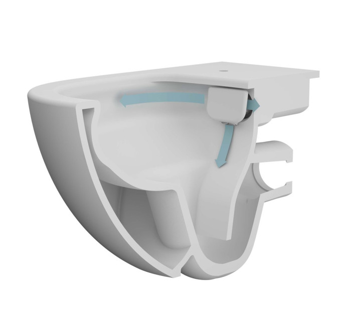 Унітаз підвісний VitrA Sento Rim - Ex 88-7748B003-7205 з сидінням Soft Close