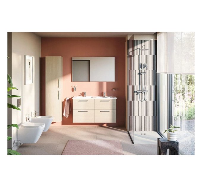 Інсталяція VitrA V-Fix Core з клавішею Root Square Flush Plates чорний мат і унітаз Integra Square Rim - Ex