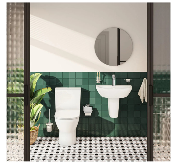 Унітаз підлоговий VitrA Integra Rim – Ex 88-9833B003-7209 з бачком та сидінням Soft Close