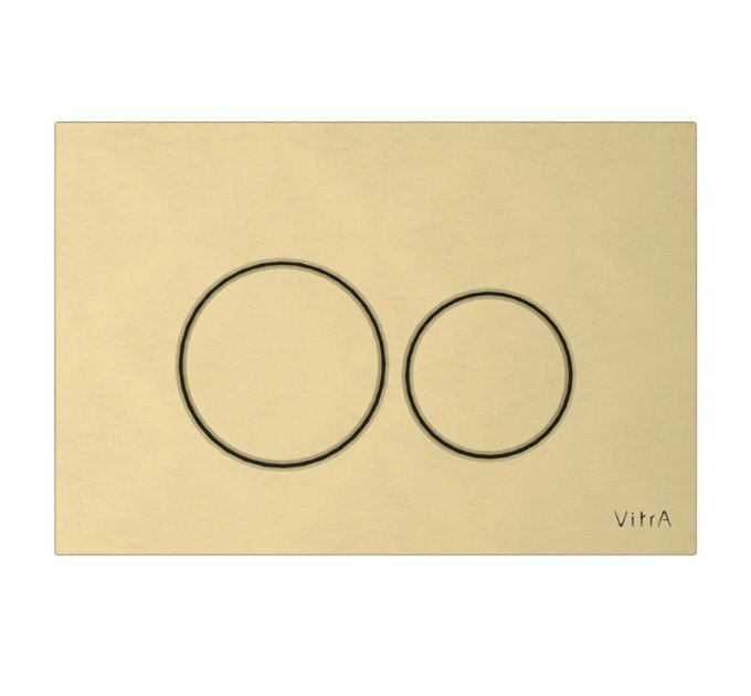 Панель змиву VitrA Origin Flush Plate брашоване золото 88-740-2425