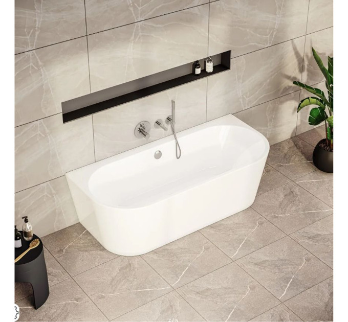 Ванна акрилова VitrA Geo 180x80 білий глянцевий 88-65420006000