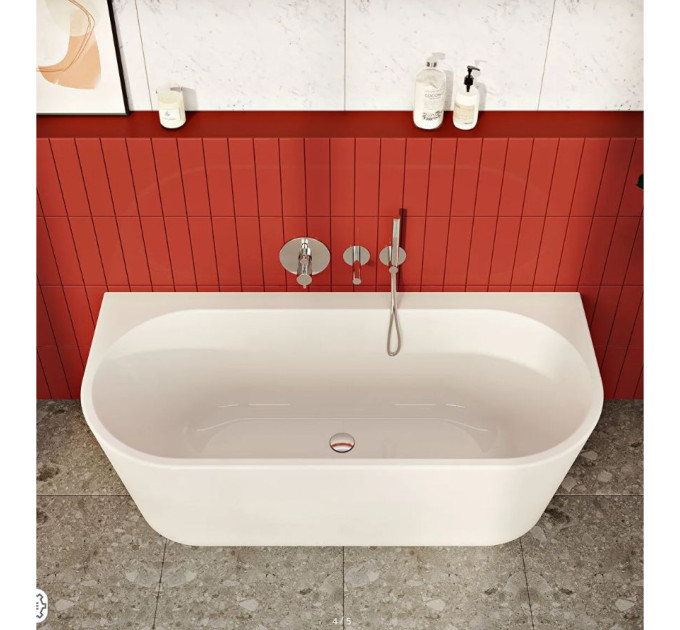 Ванна акрилова VitrA Geo 180x80 білий глянцевий 88-65420006000