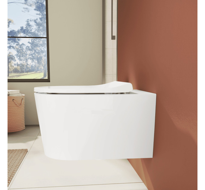 Унітаз подвісний VitrA Nest QuaFlush 88-7870B403-7205 з сидінням Soft Close