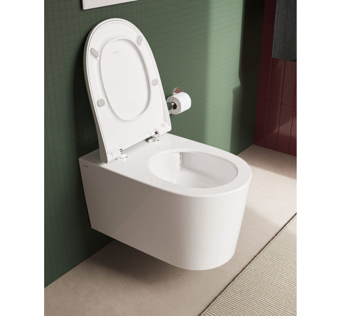 Унітаз подвісний VitrA Nest QuaFlush 88-7870B403-7205 з сидінням Soft Close