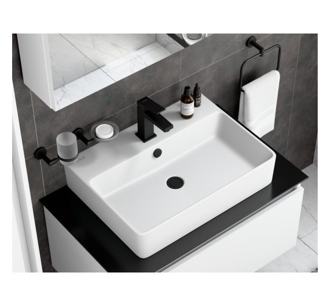 Змішувач для раковини VitrA Minimax Square чорний матовий 88-A4372036EXP