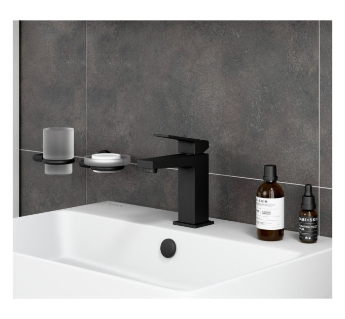 Змішувач для раковини VitrA Minimax Square чорний матовий 88-A4372036EXP