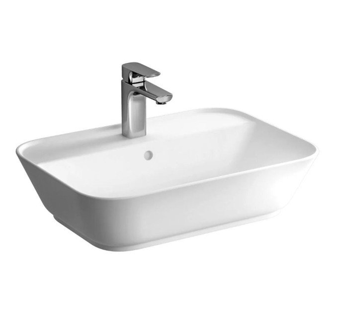 Раковина накладна VitrA Geo Bowl 60 см білий глянцевий 88-7426B003-0001