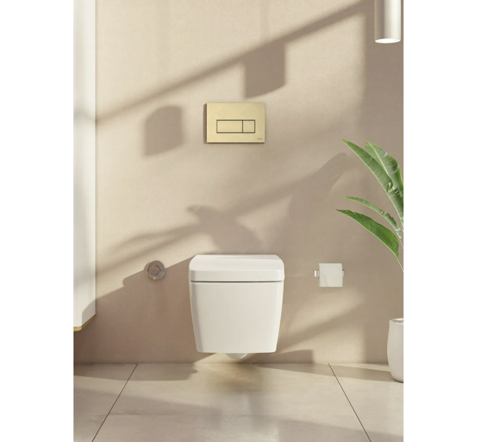 Панель змиву VitrA Root Square Flush Plates брашированное золото 88-740-2325