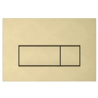 Панель змиву VitrA Root Square Flush Plates брашированное золото 88-740-2325