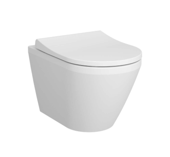 Унітаз підвісний VitrA Integra Round Rim – Ex 88-7041B003-7205 з сидінням Soft Close