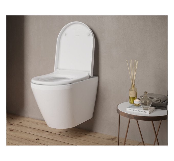 Унітаз підвісний VitrA Integra Round Rim – Ex 88-7041B003-7205 з сидінням Soft Close