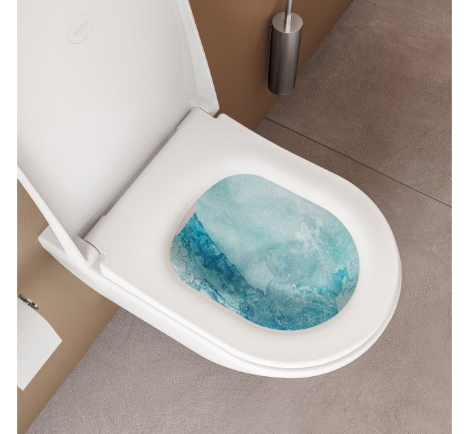 Унітаз підвісний VitrA Integra Round Rim – Ex 88-7041B003-7205 з сидінням Soft Close