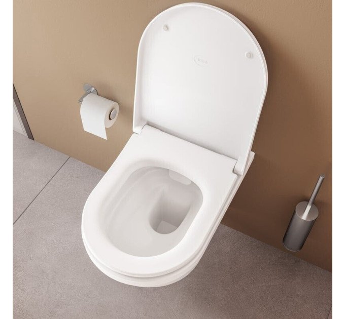 Унітаз підвісний VitrA Integra Round Rim – Ex 88-7041B003-7205 з сидінням Soft Close