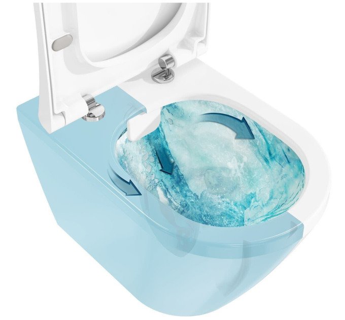 Унітаз підвісний VitrA Integra Round Rim – Ex 88-7041B003-7205 з сидінням Soft Close