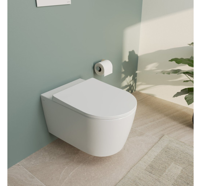Унітаз підвісний VitrA Metropole Round QuaFlush 88-7910B403-0075 з сидінням Soft Close