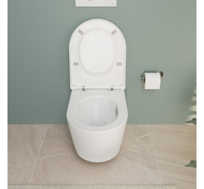 Унітаз підвісний VitrA Metropole Round QuaFlush 88-7910B403-0075 з сидінням Soft Close