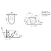 Унітаз підвісний VitrA Integra Bidet Rim - Ex 88-7041B003-7210 з сидінням Soft Close