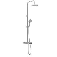 Душова система з термостатом VitrA AquaHeat Base Square 200 хром 88-A47303EXP