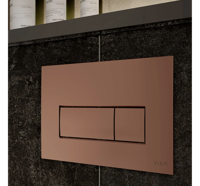 Панель змиву VitrA Root Square Flush Plates мідь матова 88-740-2340