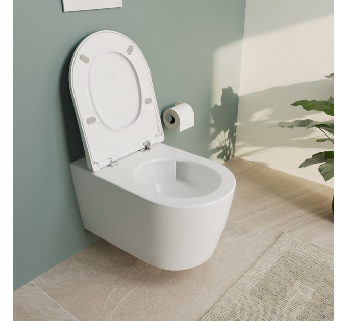 Унітаз підвісний VitrA Metropole Round QuaFlush 88-7910B403-0075 з сидінням Soft Close