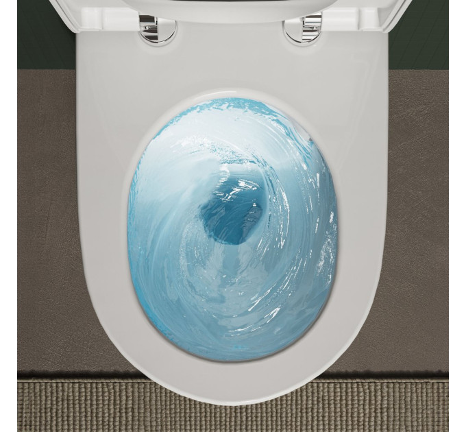 Унітаз підвісний VitrA Metropole Round QuaFlush 88-7910B403-0075 з сидінням Soft Close