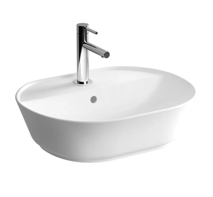 Раковина накладна VitrA Geo Bowl 55 см білий глянсовий 88-7428B003-0001