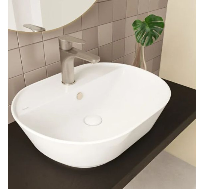 Раковина накладна VitrA Geo Bowl 55 см білий глянсовий 88-7428B003-0001