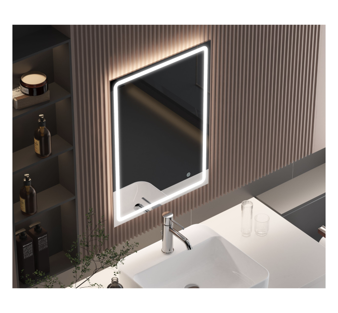 Дзеркало Nil 50x70 88-Nil50s70-CWDd з Led освітленням