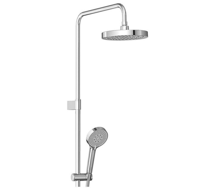 Душова система з термостатом VitrA AquaHeat Base Round 200 хром 88-A47305EXP