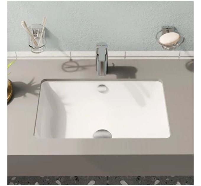 Раковина врізна VitrA S20 55 см білий глянсовий 88-7475B003-0618