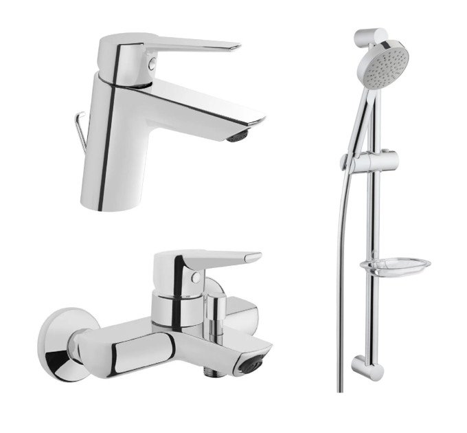 Набір змішувачів VitrA Solid S 3 в 1 хром 88-A49298