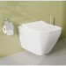 Унітаз підвісний VitrA Integra Square Rim - Ex 88-7082B003-7205 з сидінням Soft Close