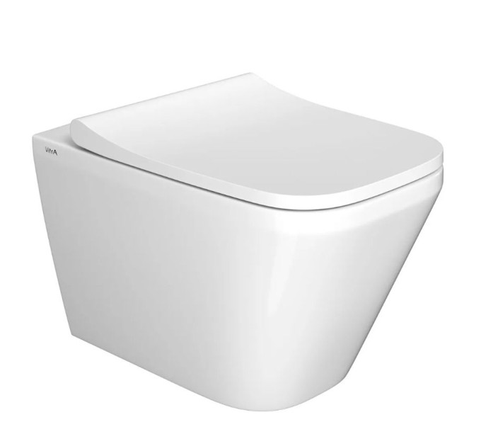 Унітаз підвісний VitrA Integra Square Rim - Ex 88-7082B003-7205 з сидінням Soft Close