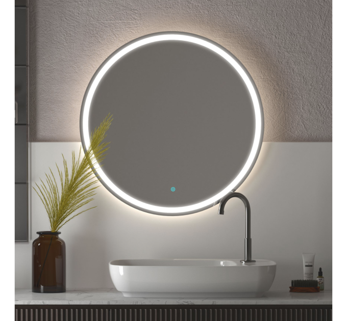 Дзеркало Nova 70x70 88-Nva70s70-CWDd з Led підсвічуванням
