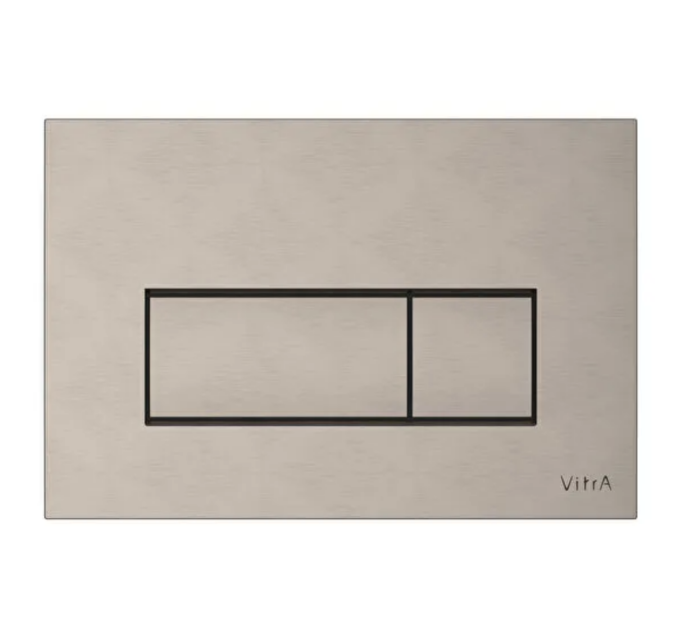 Панель змиву VitrA Root Square Flush Plates браширований нікель 88-740-2395
